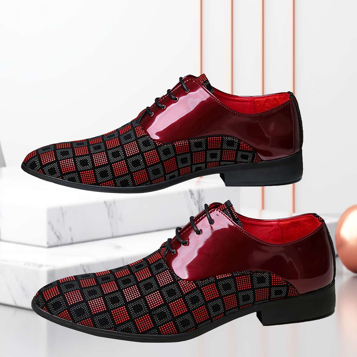 Mens Leather Shoes Color Blue Sizeuk 8