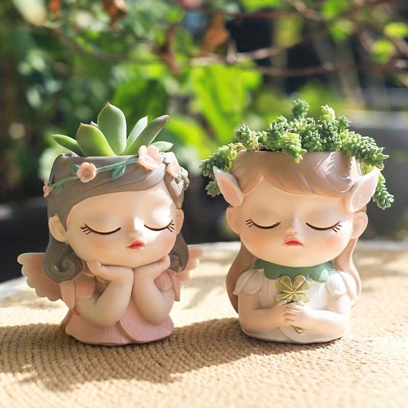 Flowerpot Color Four-Leaf Clover D