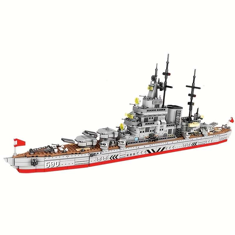 3D Jigsaw Puzzle Model Ship Style 1420Pcs Warship Model