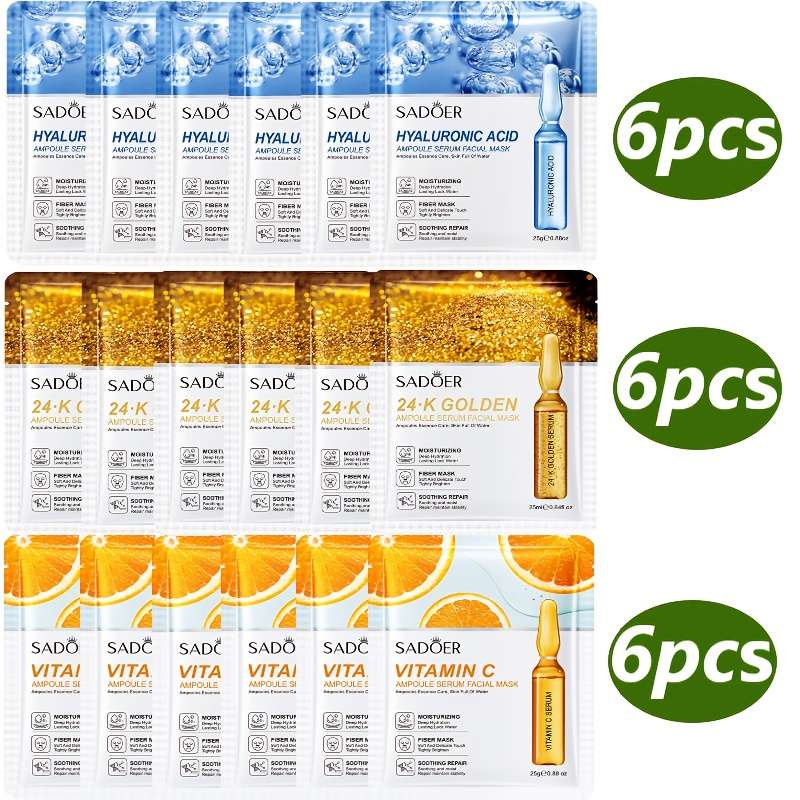 Facial Mask Model 18Pcs Ampoule Essence Mask