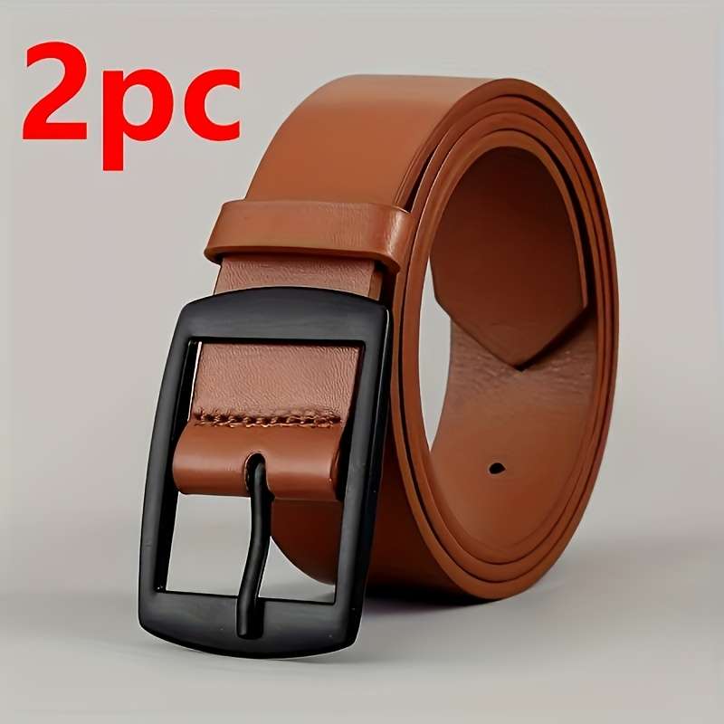 Belt Color 2Pc Brown Size 110Cm