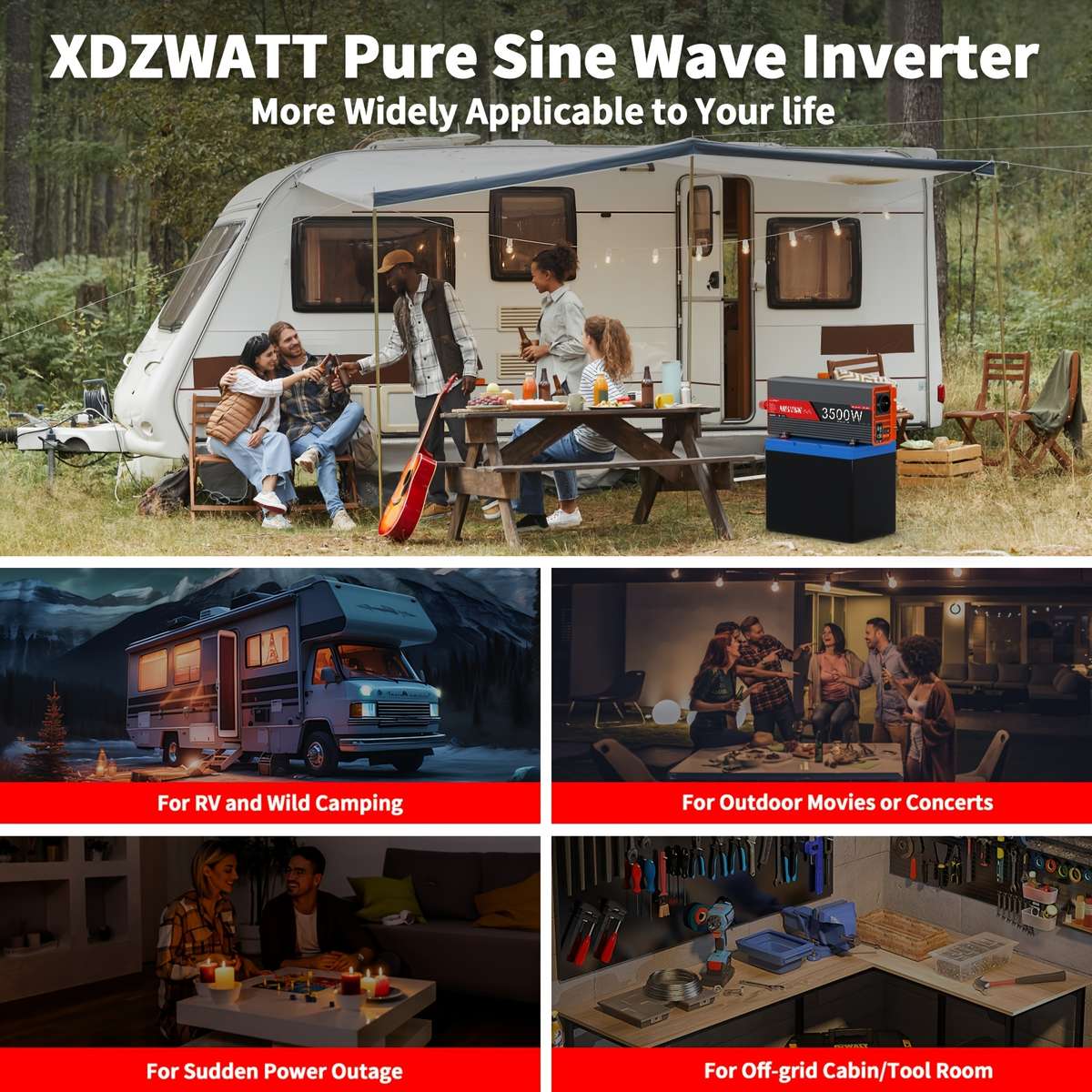 Inverter Model 12V3500W