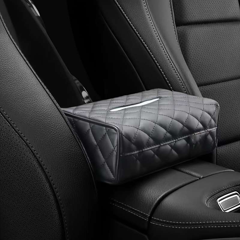 Car Tissue Box Color Black Quantity 2 Pack