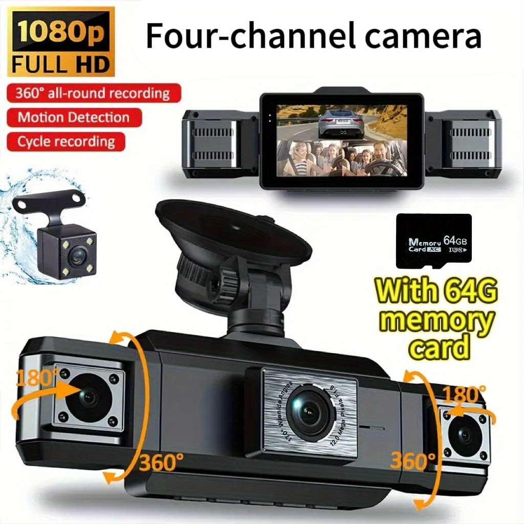 Real Channel Ultra Hd Front Fhd Backleftright Full Range Recording Parking
