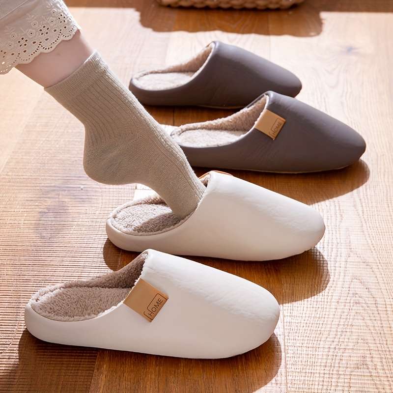 Cotton Slippers Color Rust Sizeuk 6.5-7