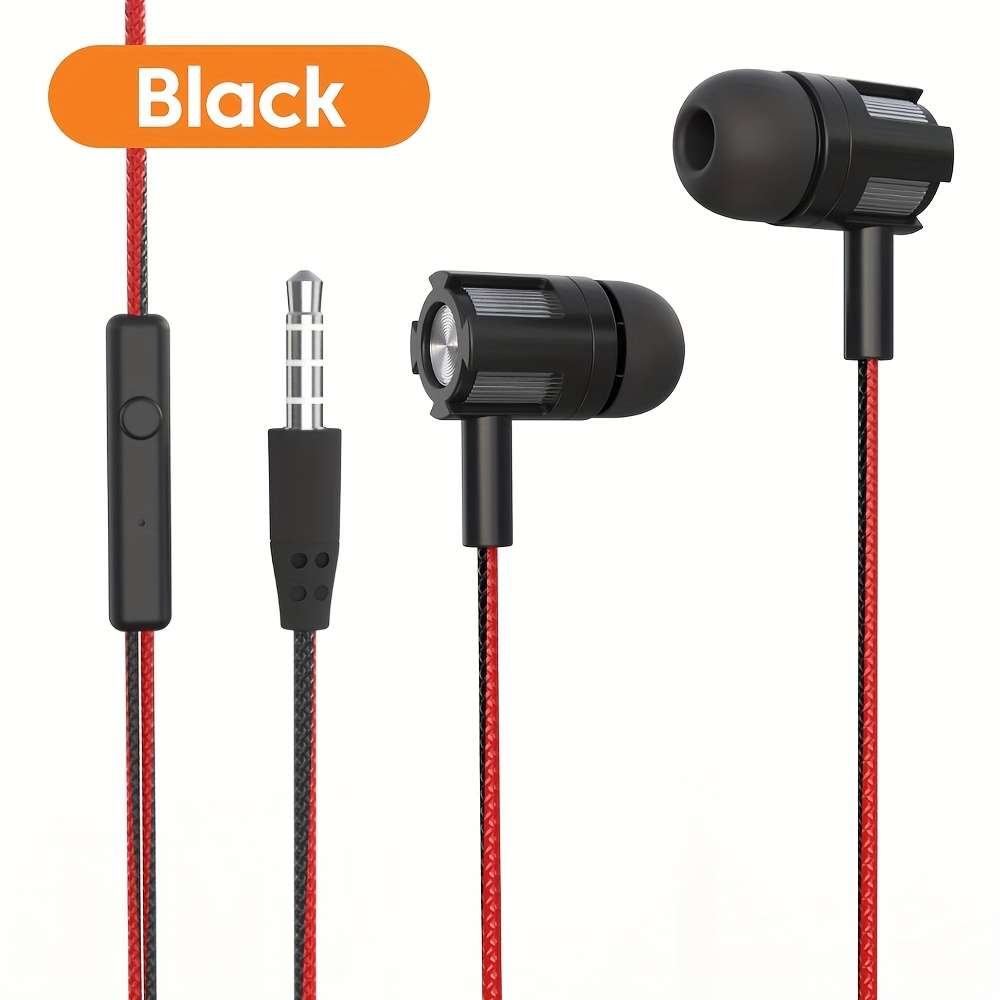 Wired Headphones Blue And White Line Blue Ear