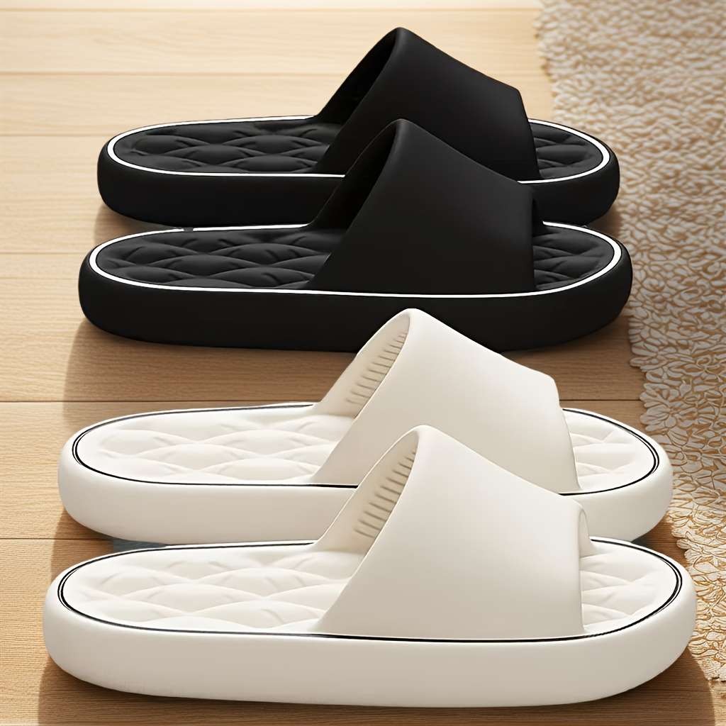 Men Slippers Summer Style Black Size Uk 8.5 To 9