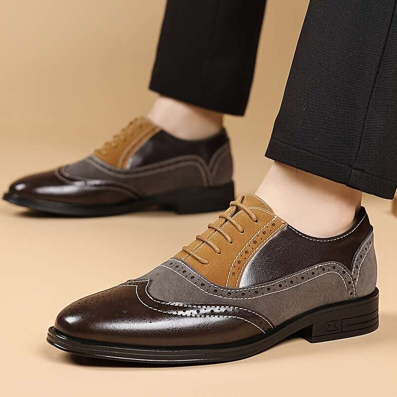 Mens Leather Shoes Color Beige Sizeuk 10