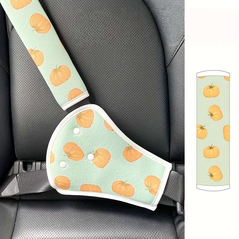 Car Seat Belt Covers Green Pumpkin 2Pcs