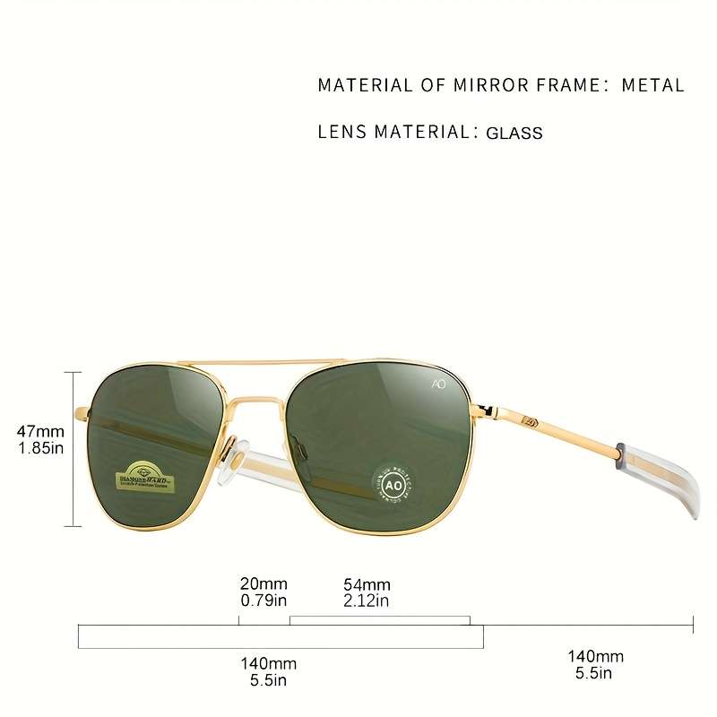 Mens Glasses Color C5 Golden Gray