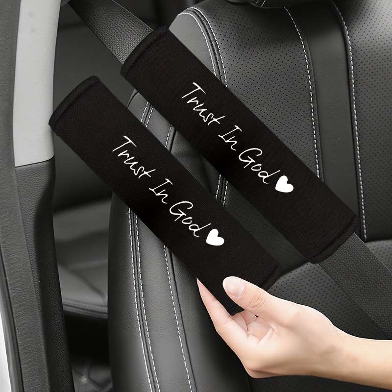 Car Seat Belt Covers Black Quantity 2Pcs