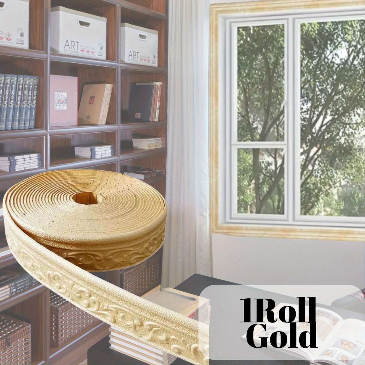 Skirting Board Golden Size Length9.2M X Width7.8Cm