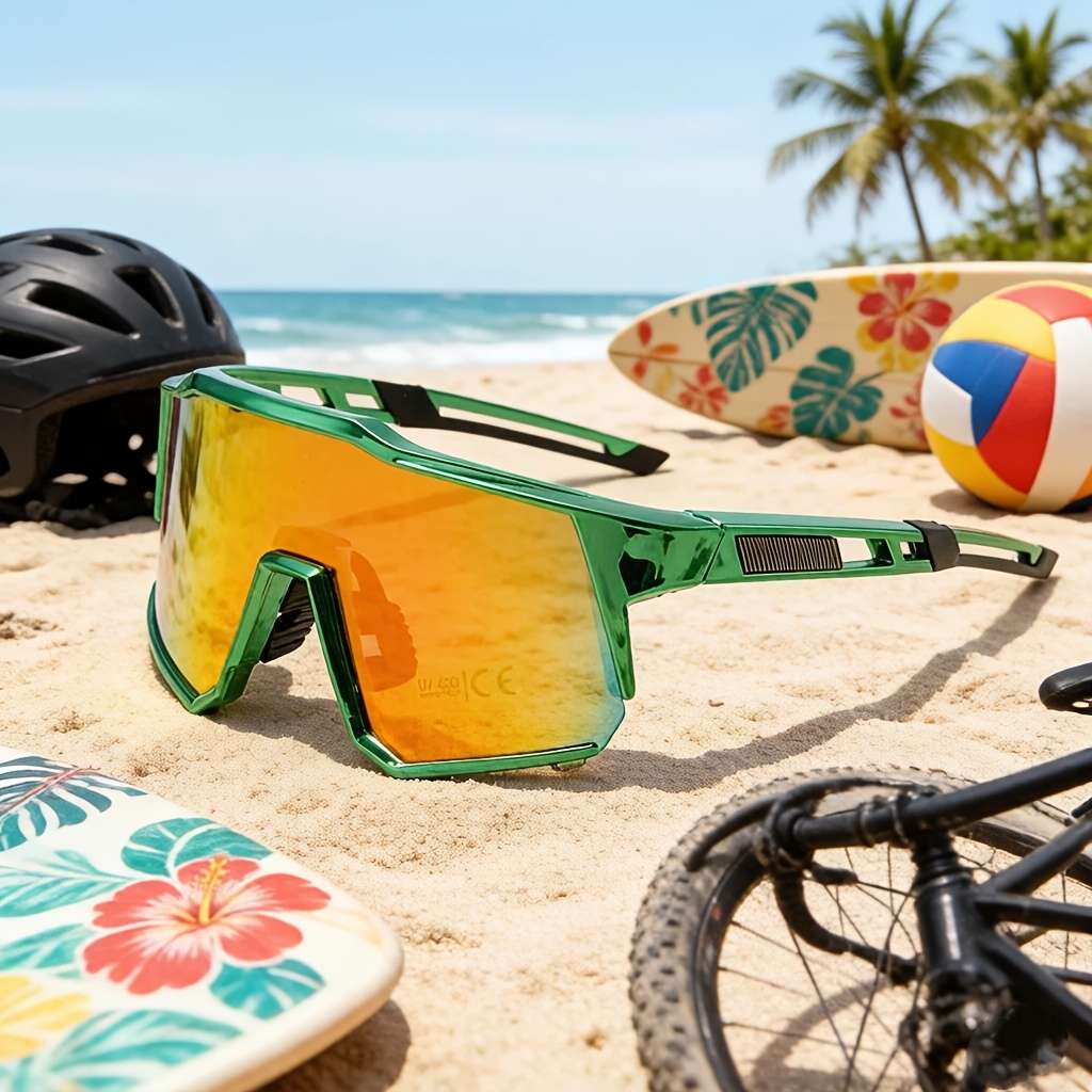 Cycling Glasses Color Rose Red