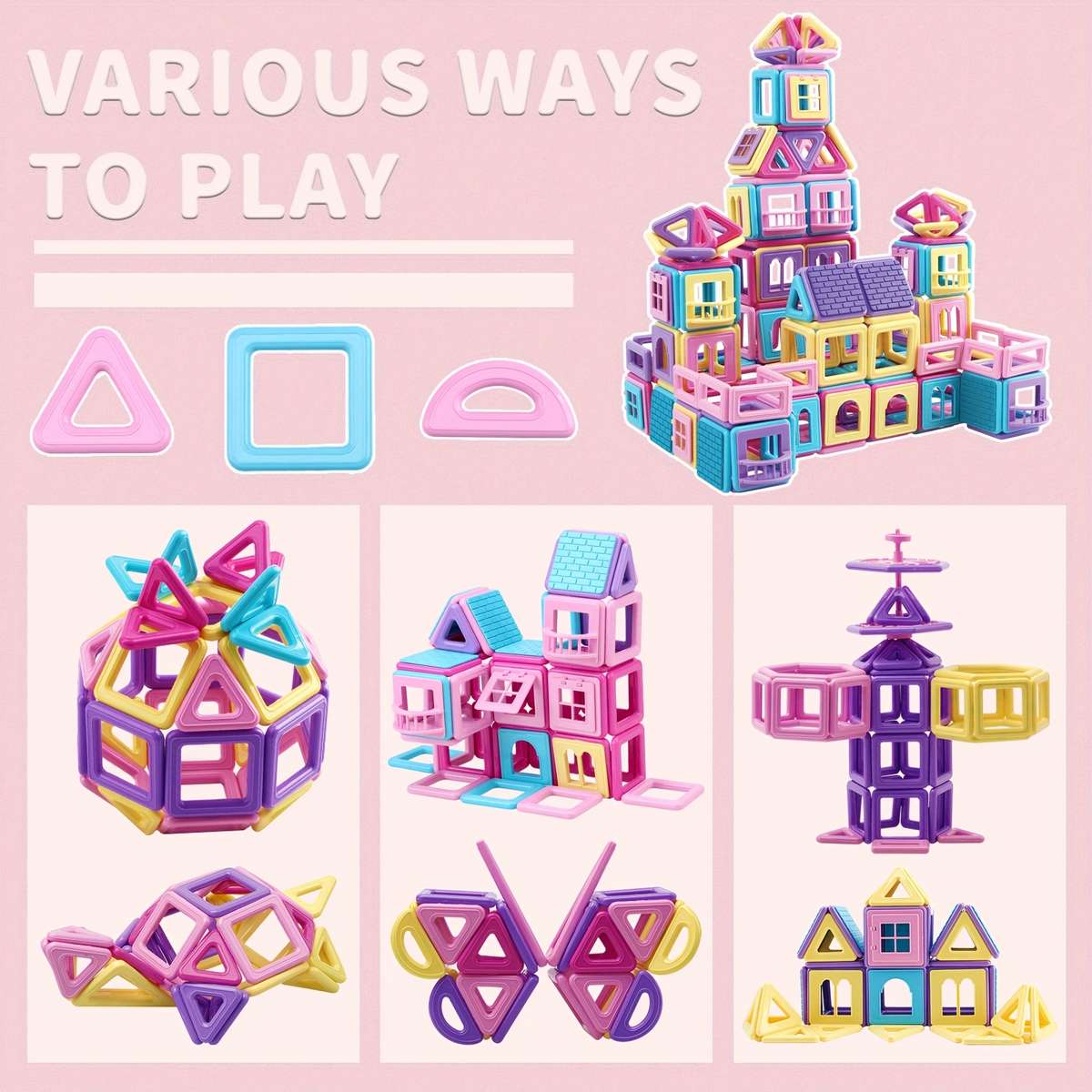 Building Toy Architectural Model Toy Set Applicable People 3 Add   Year Old