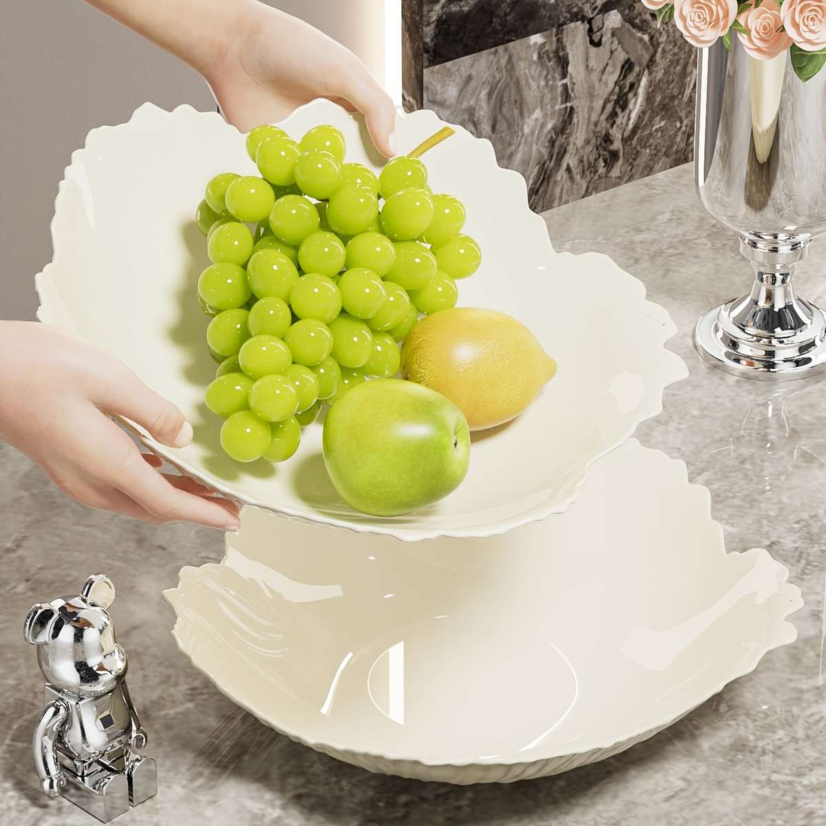 Bowl Color Medium Transparent Red