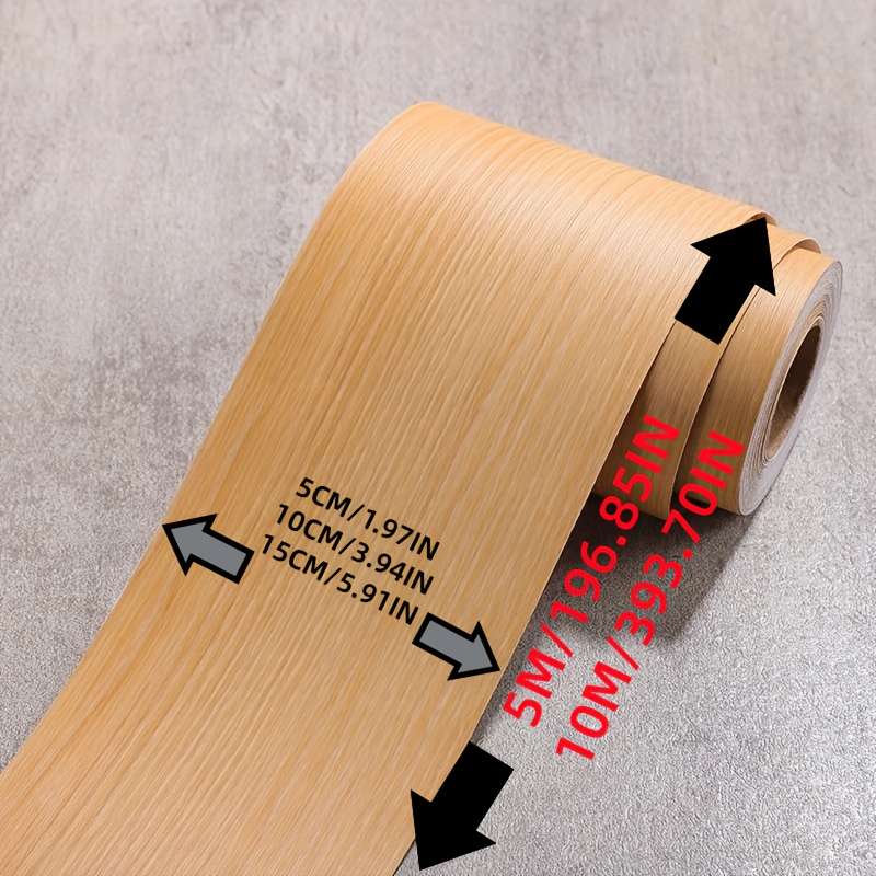 Skirting Board White Oak Grain Model 3.94 Inches * 393.7 Inches 10 Cm * 10 M