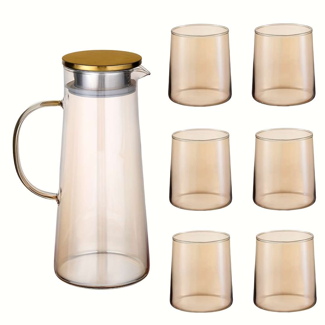 Water Cup Color Ash Grey Quantity7 Pcs 1 Jug 6 Cups