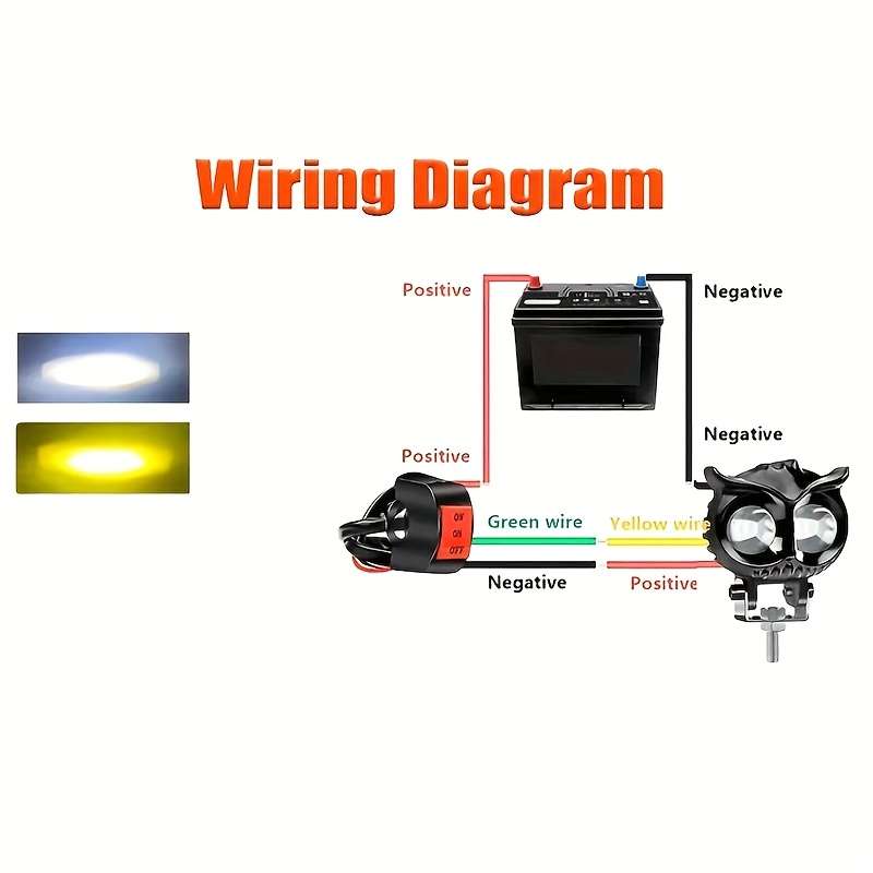 Car Lights Quantity 2Pcswitch