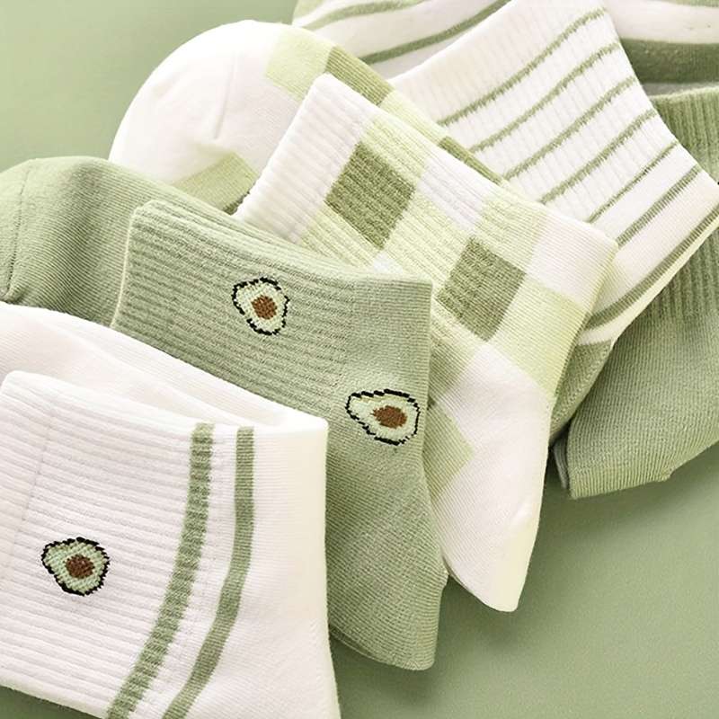 Women S Socks Color Mixed Color5 Pairs Size Onesize