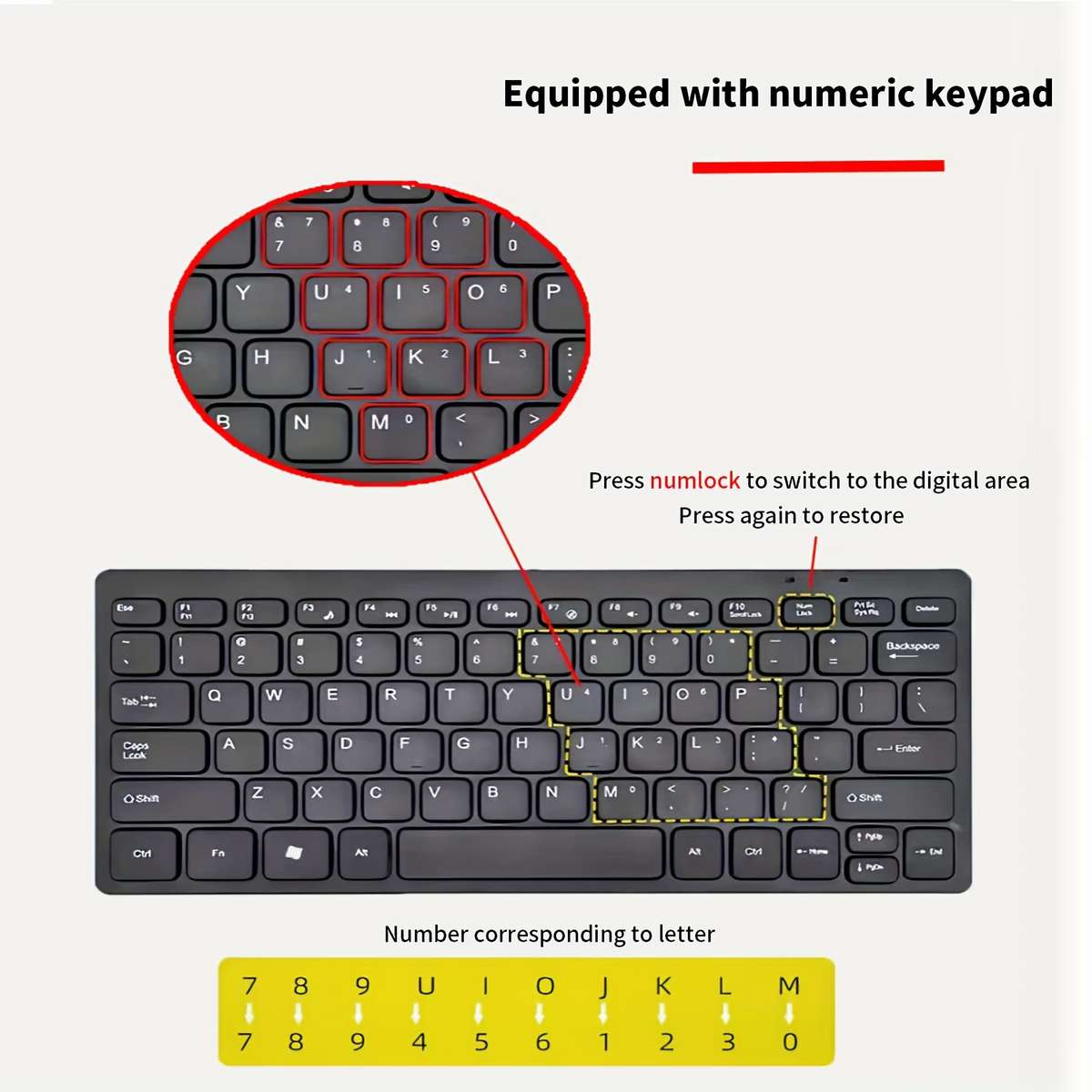 keyboard color Black