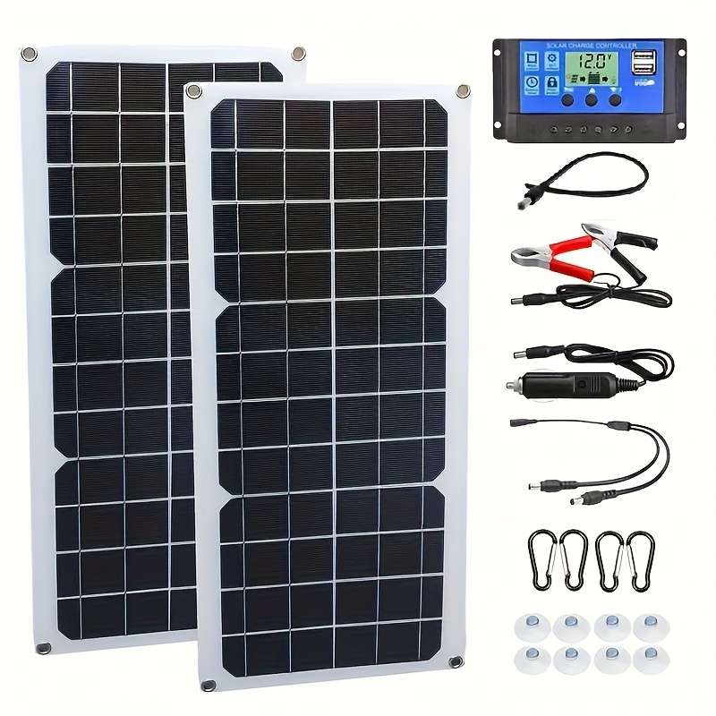 Solar Panel 2Pcs Solar Panel Kit