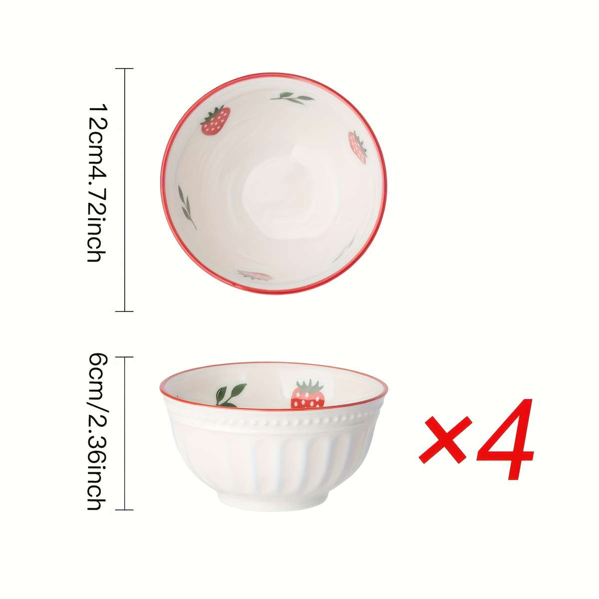 Bowl Quantity 4Pcs