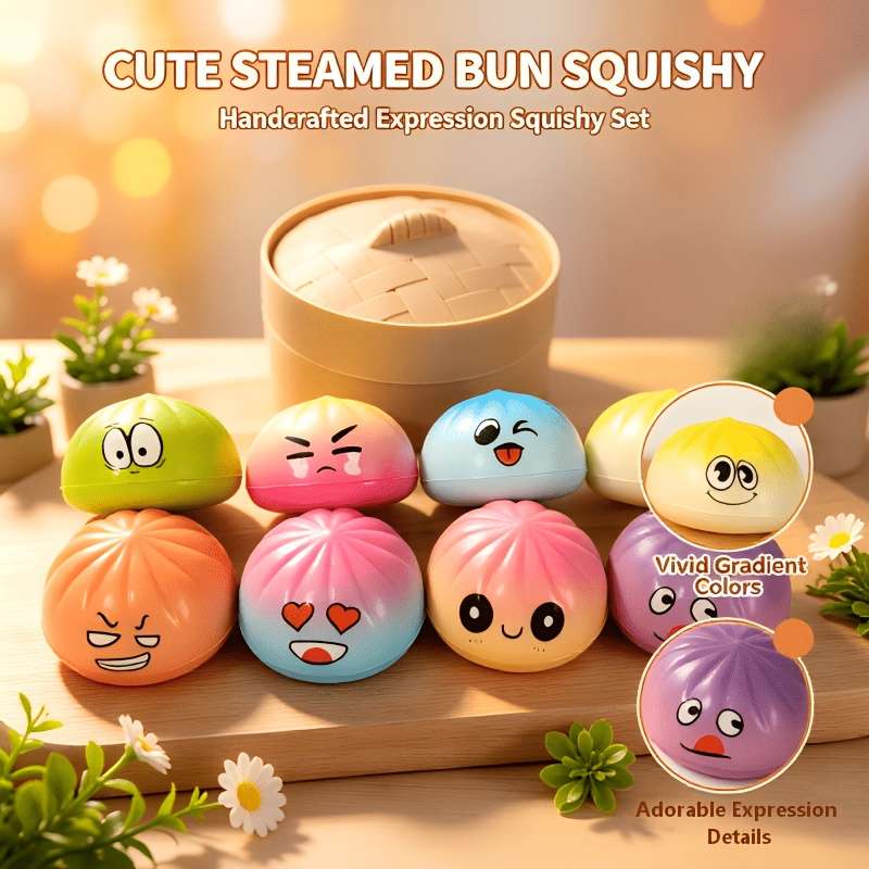 Squeezable Toys Style 4 Piece Set 3 Happy Planets 1 Steamer