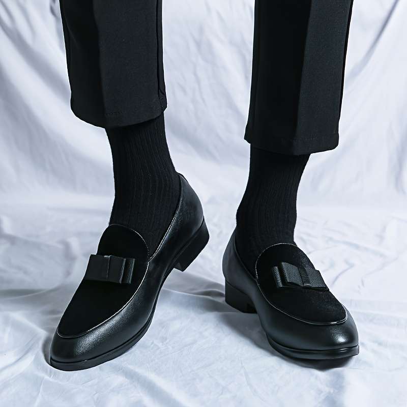 Mens Leather Shoes Color Black Sizeuk 11