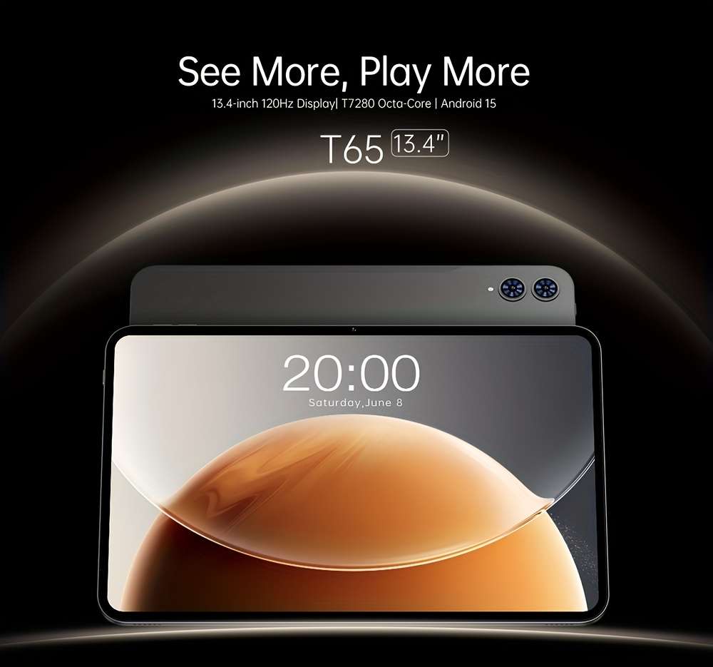 Versatile Teclast T65 Tablet Max For Business With High Res Display 13 4 Inch