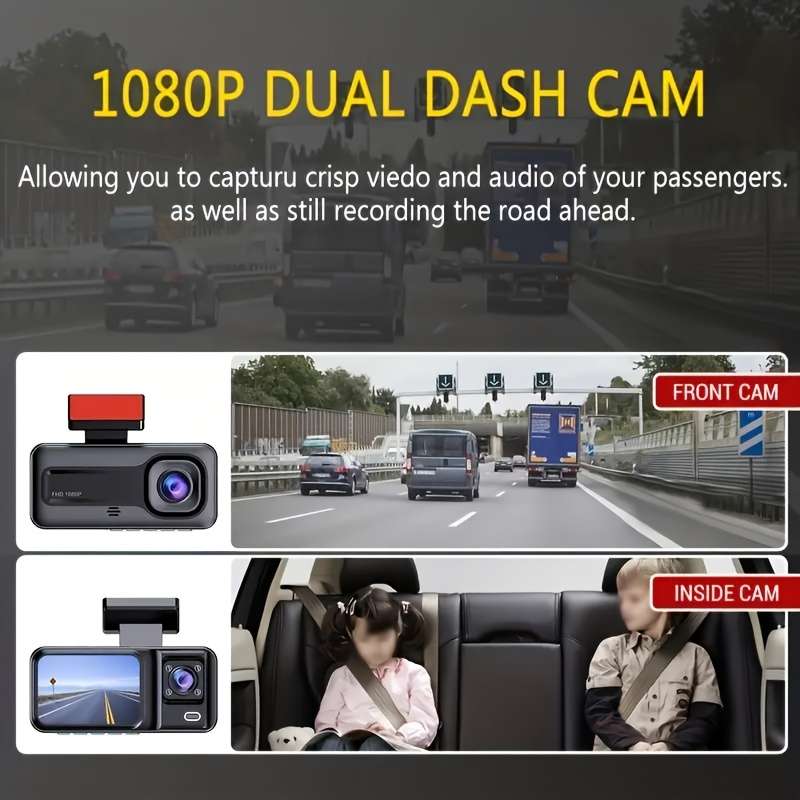 Dashcam Items 2 Front And Interior Cameras No Card