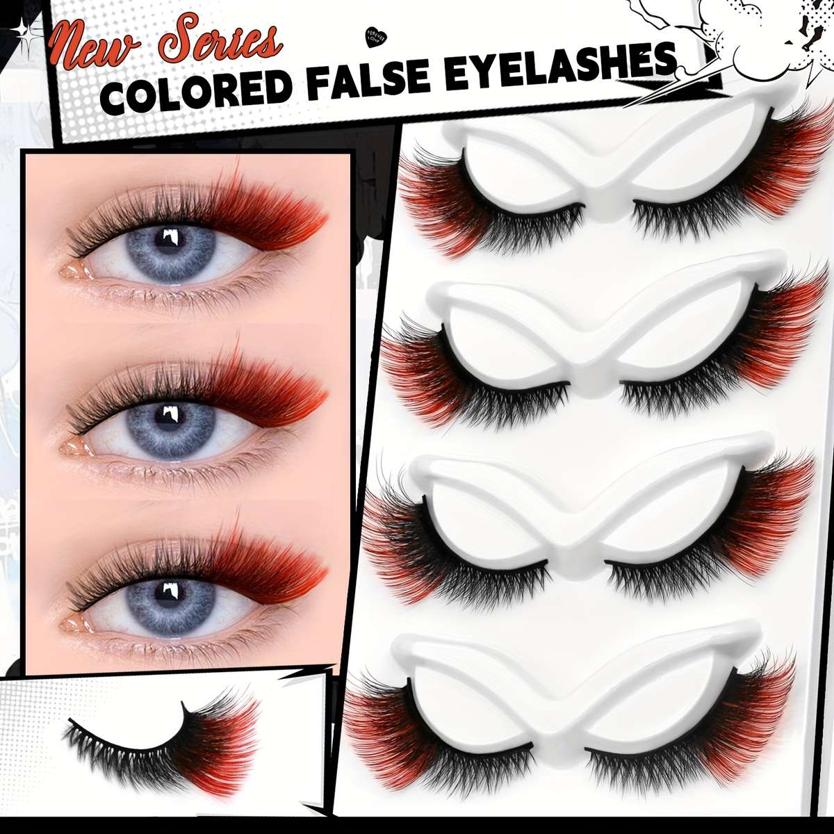 5 Pairs Professional Natural Fluffy Lash Extensions Model Myc 01