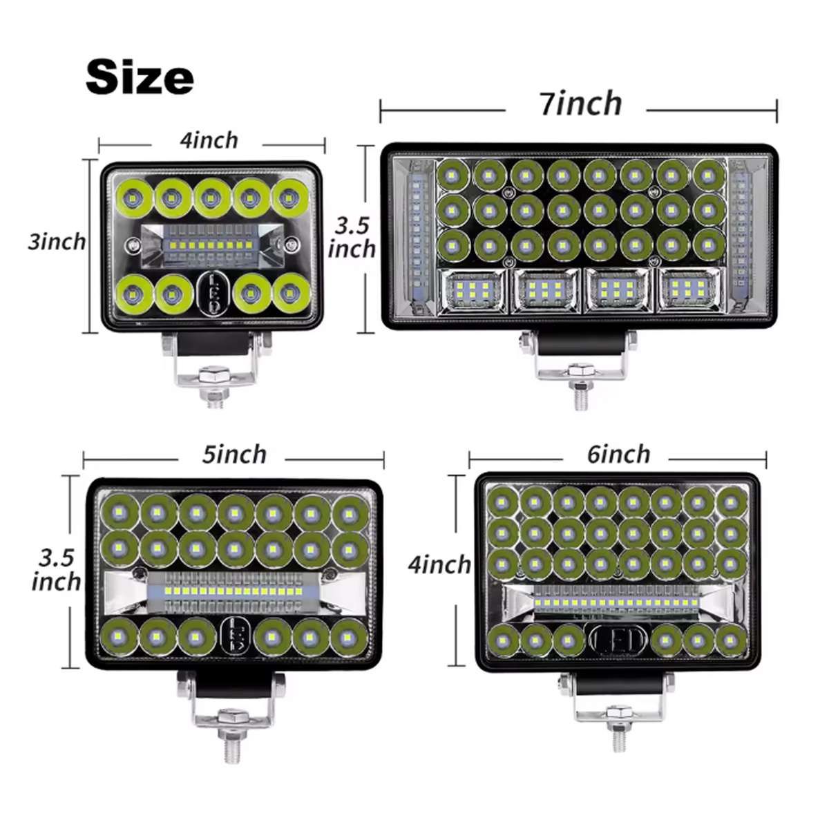 Car Lights Quantity 2 Pcs 166W