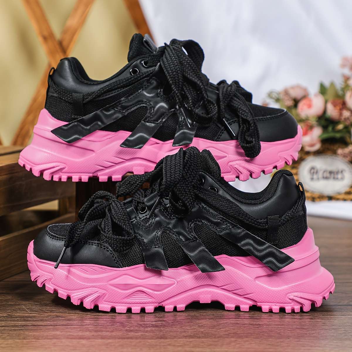 Women S Sneakers Color Black Foundation Sizeuk 8