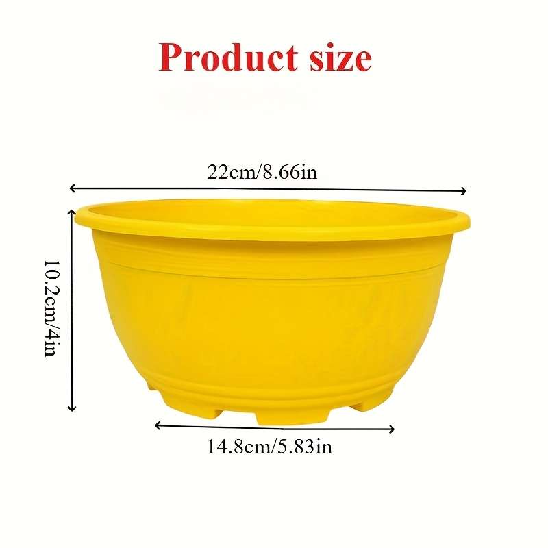 Flowerpot  2Pcscolor Yellow