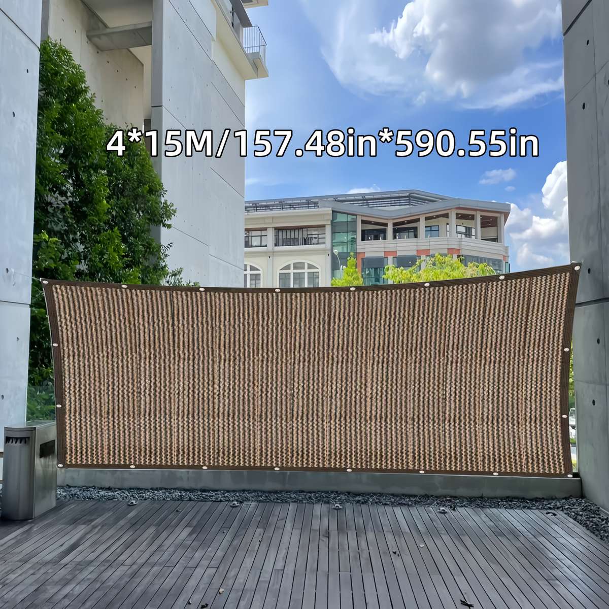 Shade Net Size Brown 6*15M