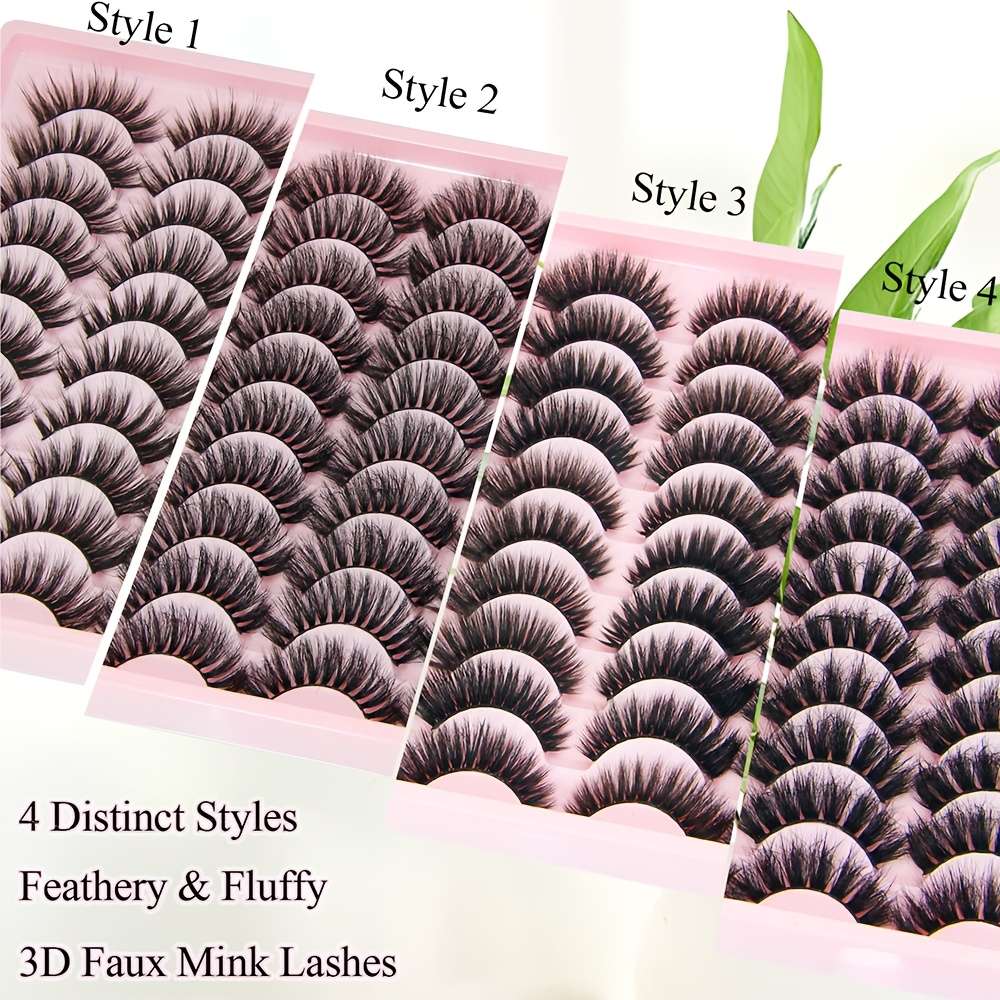 False Eyelashes Quantity 40 Pairs