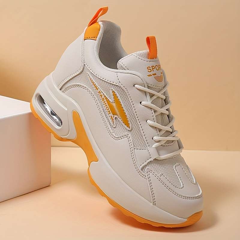 Women S Sneakers Color Beige Yellow Sizeuk 4