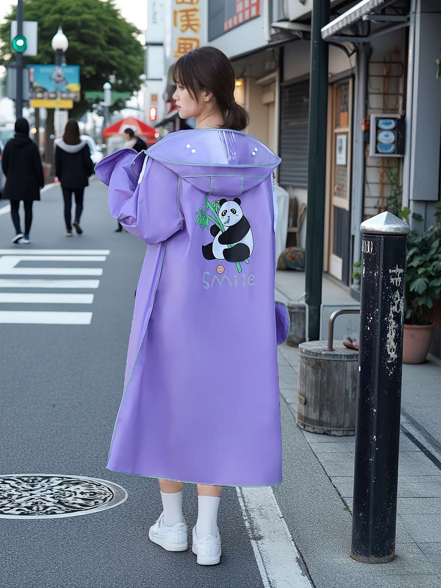 Raincoat Dark Violet Size L