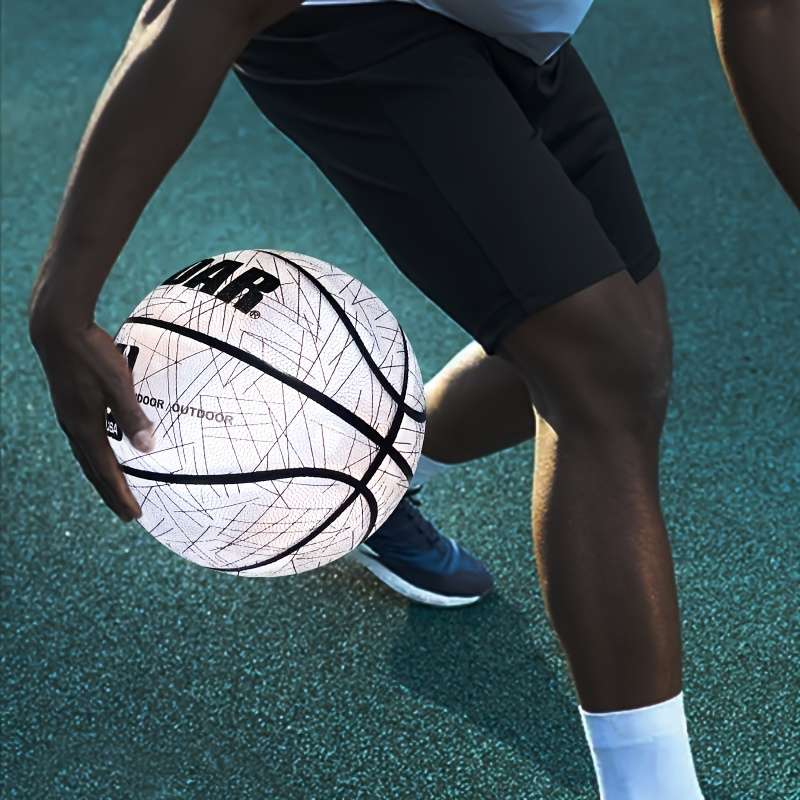 Basketball Model Reflective White Size 7 Ball