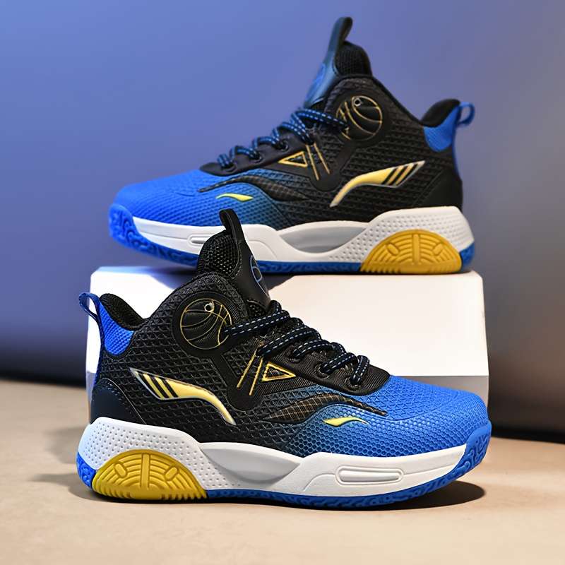 Basketball Shoes Color Yellow Sizeuk 4 Big Kid