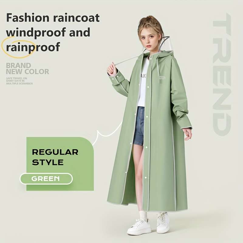 Raincoat White Size M