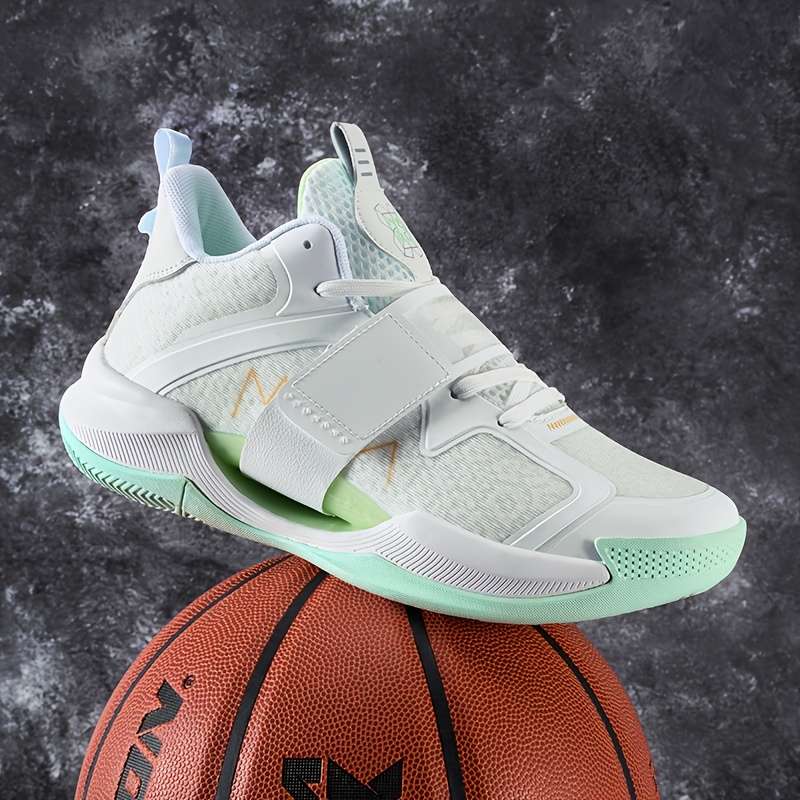 Sneakers White And Green Size Uk 7.5