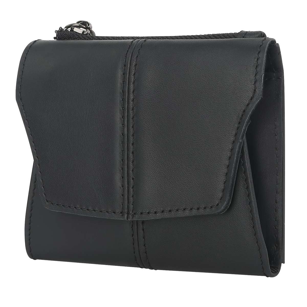 Womens Slim Wallet Authentic Genuine Top Layer Cow Leather Wallet Credit Card Holder