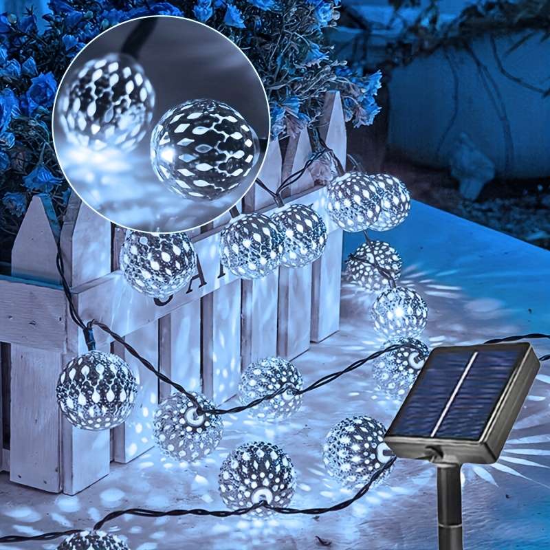 Christmas Lights White   8 Modes   Model 5M20Led5.0Meter