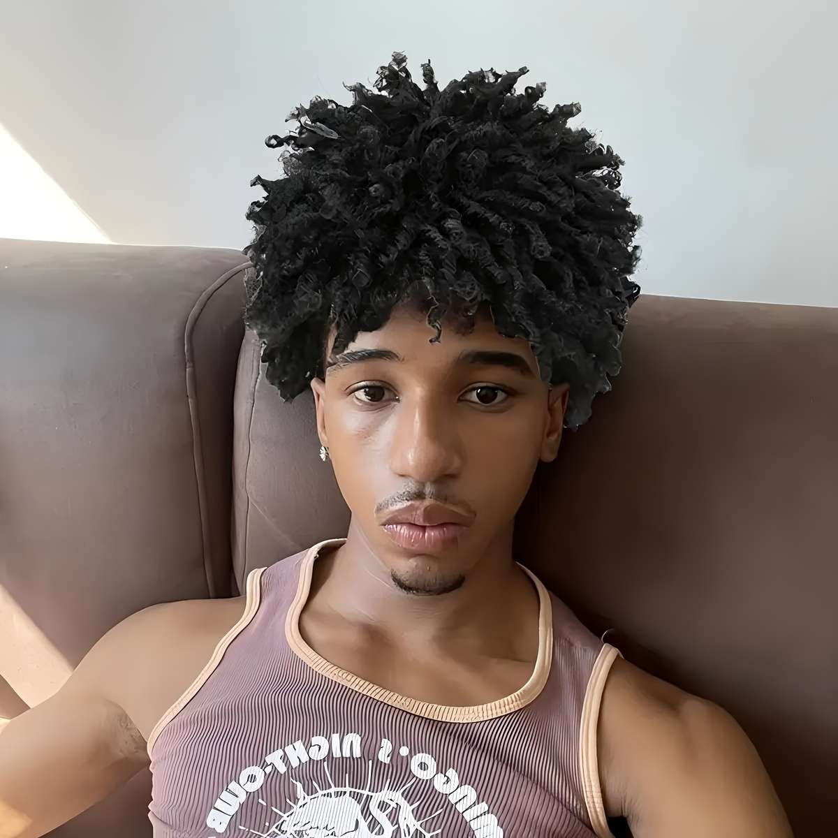T27 Mens Wigs Hair Length 10.16Cm