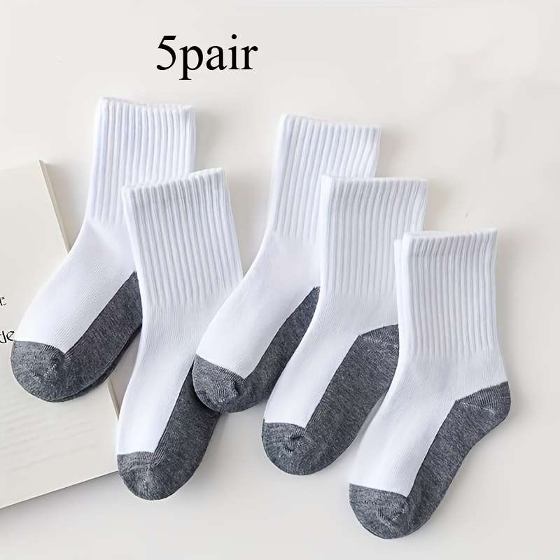 Women S Socks Color Grey White Quantity 5Pcs