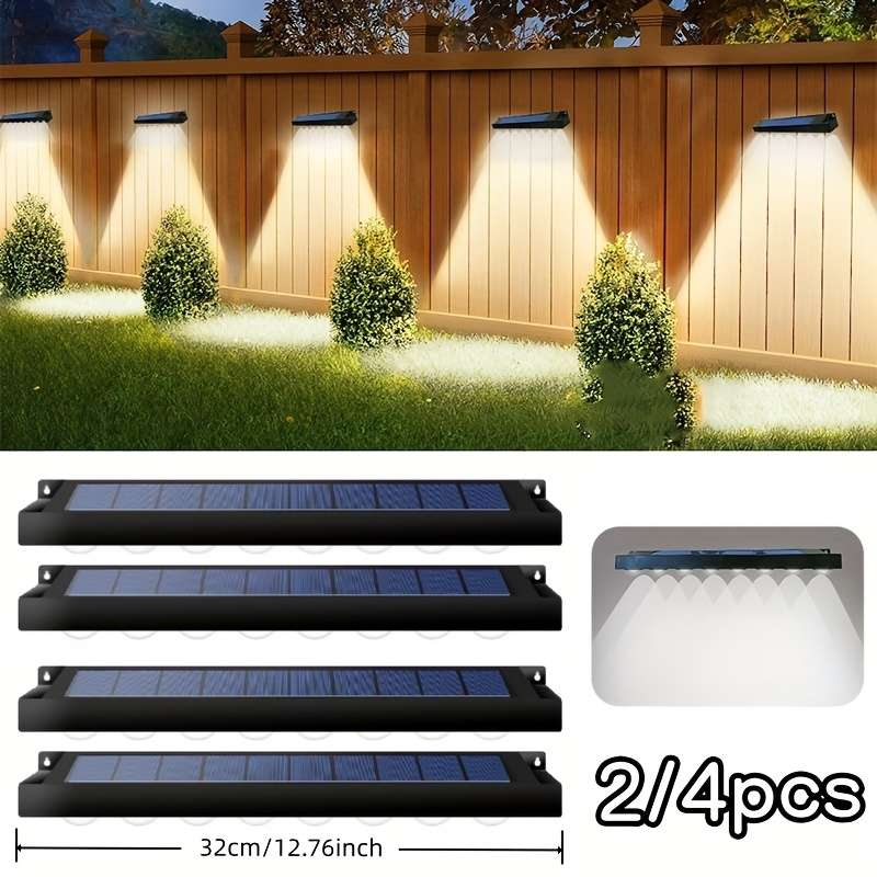 Solar Emergency Lights Items Cool White Quantity2Pcs