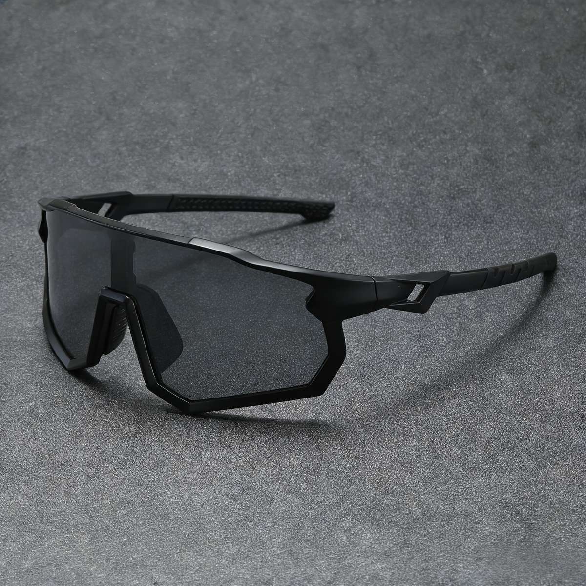 Cycling Glasses Color Black Frame Red Coating