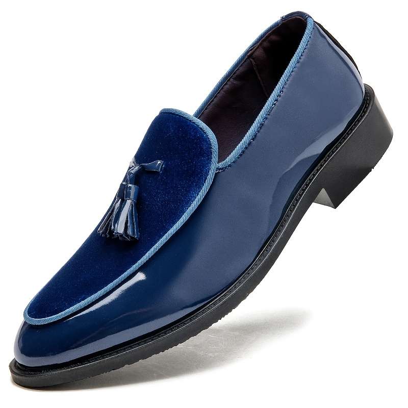 Mens Leather Shoes Color Blue Sizeuk 6.5