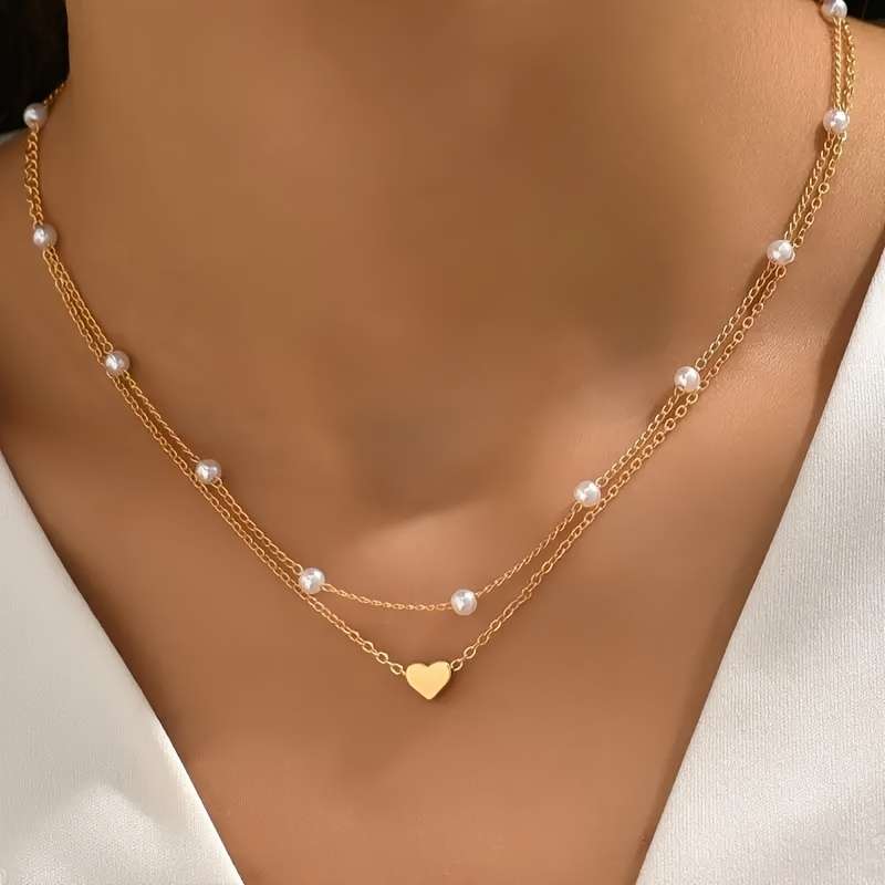 3Pcs Handcrafted Rhinestone Love Heart